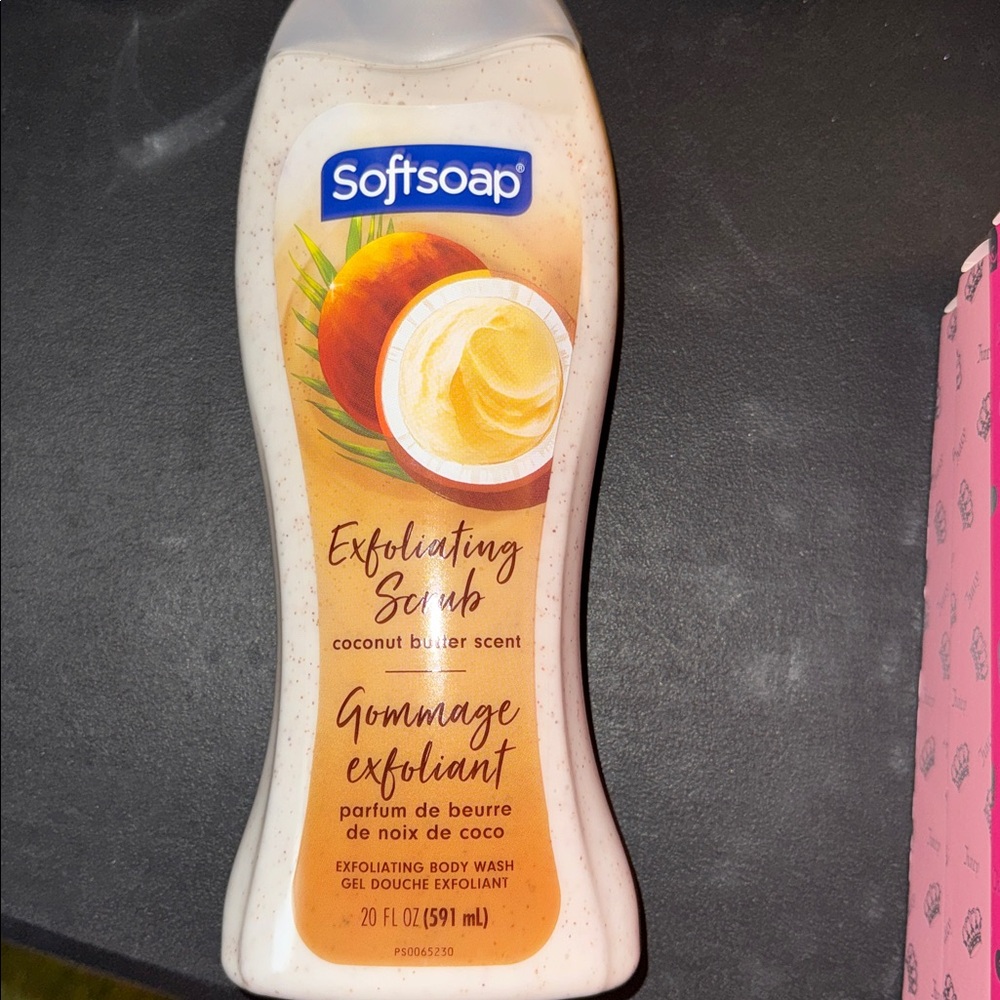 Softsoap Exfoliating Body wash Coconut Butter Scent